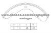 Brake Shoe For Volkswagen S392