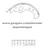 Brake Shoe for Fiat 4162186