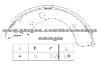 Brake Shoe for Honda 43153SD9003