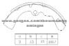 Brake Shoe For Nissan 4106018025