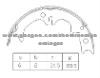 Brake Shoe F2308/BB1751