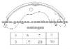 Brake Shoe For Mitsubishi MB668460