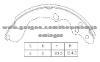 Brake Shoe For Ford S722