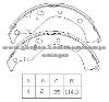 Brake Shoe For Pontiac S790