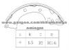 Brake Shoe For Mitsubishi MB134832