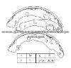 Brake Shoe For Renault 7701 206 429