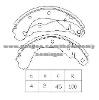 Brake Shoe For Bedford 361417J