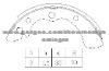 Brake Shoe For Honda 06043-634-670