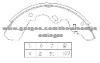 Brake Shoe For Isuzu 5-87100033