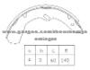 Brake Shoe For Nissan D1060-T3285