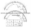 Brake Shoe M11098/S451/BB1762