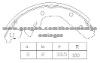 Brake Shoe For Chrysler MFR421