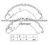 Brake Shoe For Mitsubishi MB618189