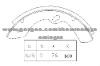 Brake Shoe For Nissan 44060-89TB5