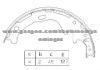 Brake Shoe For Nissan 44060-21G25