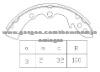 Brake Shoe For Mazda 0187-33-310