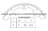 Brake Shoe For Mazda D97Z-2001-D