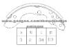 Brake Shoe For Suzuki 53200-60850