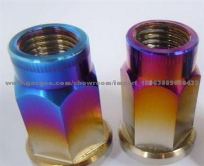 Auto Titanium Lug Nut M12X1.5X35mm