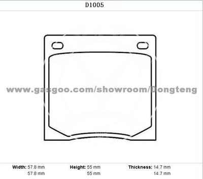 Brake Pad D1005(Sunny,Pulsar)