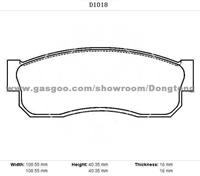 Brake Pad D1018(Pulsar/Sunny B11 B12