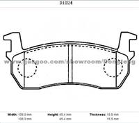 Brake Pad D1024(March/Be-1)