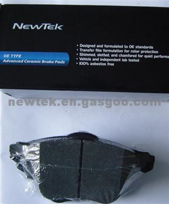 Car Brake Pad - Toyota Camry,Vista,Carina,Celica,Corolla,Mr 2,Paseo,Starlet,Tercel