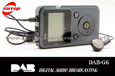 Portable DAB E DAB + DAB-G6 Digital FM Radio Con MP3