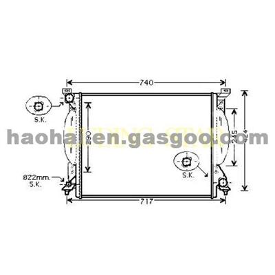 AUTO RADIATOR 8E0121251C