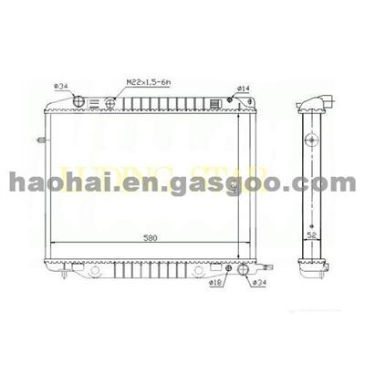 AUTO RADIATOR 1300093/90324339