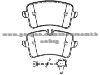 Brake Pad for AUDI 4H0 698 451 A