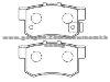 Brake Pad for HONDA 43022-SG0-G01