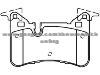 Brake Pad for MERCEDES BENZ 005 420 90 20