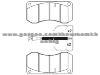Brake Pad for RENAULT 5001 829 545