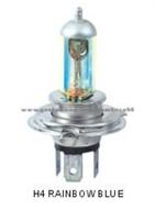 Auto Halogen Bulb H4 Rainbow Blue