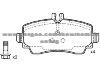 414 420 02 20 Brake Pad for MERCEDES BENZ