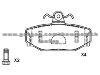 270 923 Brake Pad for VOLVO