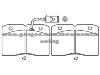 IVECO Brake Pad 190 6039
