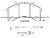 190 6459 Brake Pad for IVECO