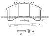 151043-111 Brake Pad for IVECO