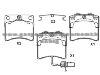 VOLKSWAGEN Brake Pad 7D0 698 151 C