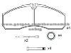 VAUXHALL Brake Pad 425 361 01