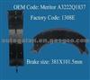 TRUCK BRAKE SHOE:MERITOR A3222Q1837