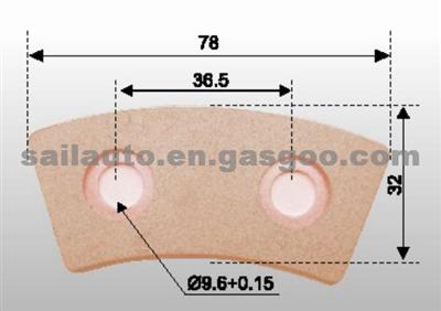 YF1013 Clutch Button 78X32