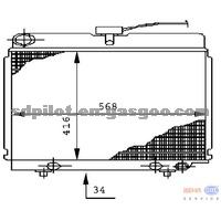 AutoRadiator For Benz Mercedes Kombi, Saloon