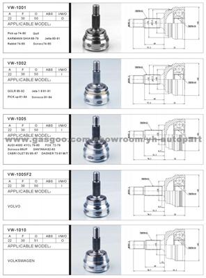 Inner C.V.Joint For Volkswagen Transmission