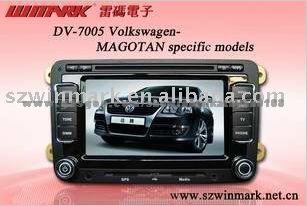 VW Magotan 2 Din 7 Inch TFT LCD Touch Screen Car DVD GPS With TV, Radio, Bluetooth, Ipod,Etc