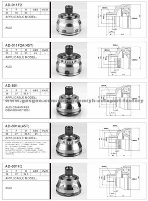 C V Joint Axle For Audi Driving System