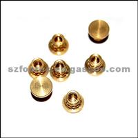 Serrated Under Flat Head Semi-Tubular Brass Rivets