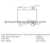 PEUGEOT 504 Brass Copper Radiator 1300B0